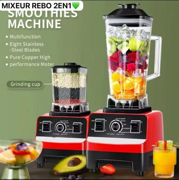 Mixeur Professionnel 2 en 1 – Haute Performance & Multifonction| Friday Store – Image 4