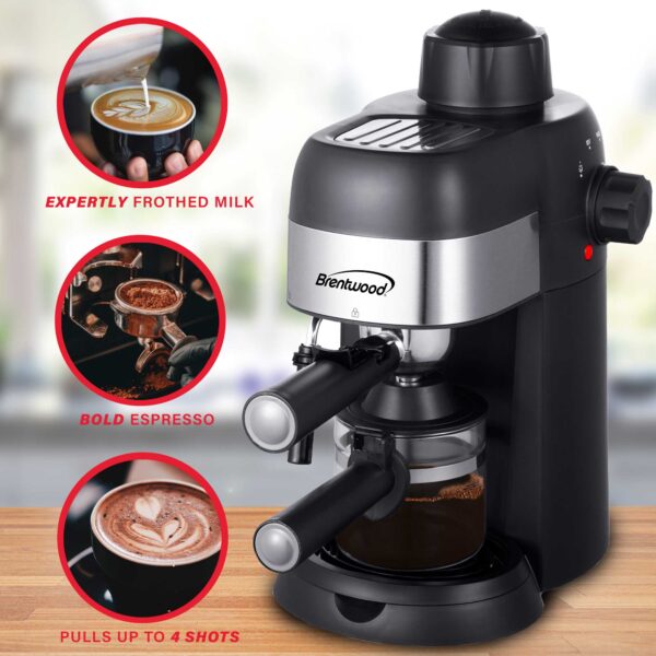 Machine à Espresso Compacte 4 Tasses – FRIDAY STORE – Image 3