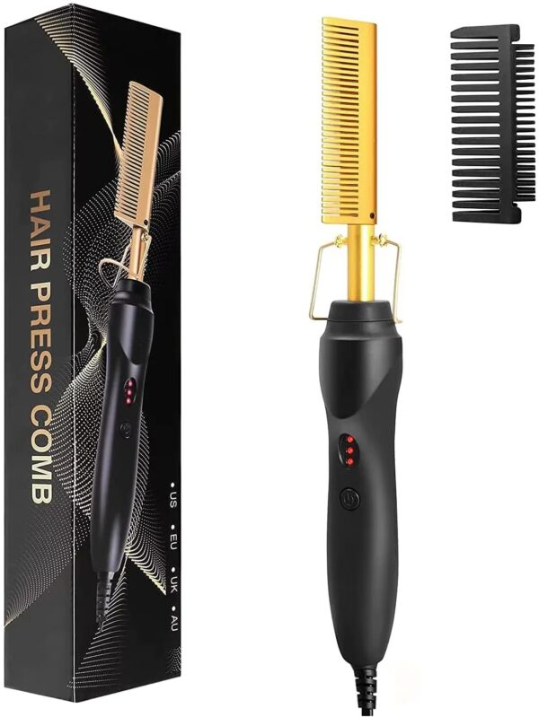 Peigne Lissant Chauffant « Hair Press Comb » – Lisseur Peigne Rapide pour Cheveux | FRIDAY STORE – Image 5