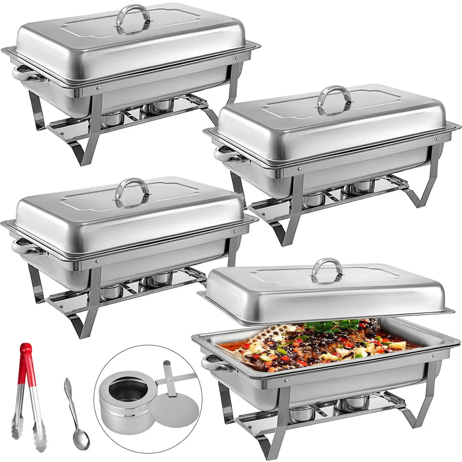 Chafing Dish Inox 12 L Réchaud à Buffet Professionnel – Friday Store