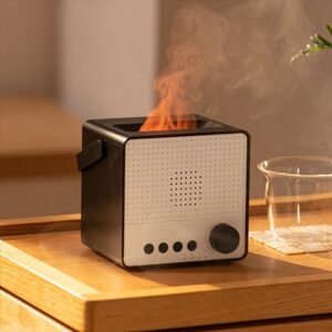 Diffuseur d’Huiles Essentielles Effet Flamme avec Bluetooth | FRIDAY STORE