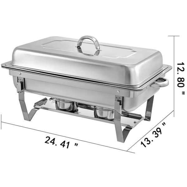 Chafing Dish Inox 12 L Réchaud à Buffet Professionnel – Friday Store – Image 3