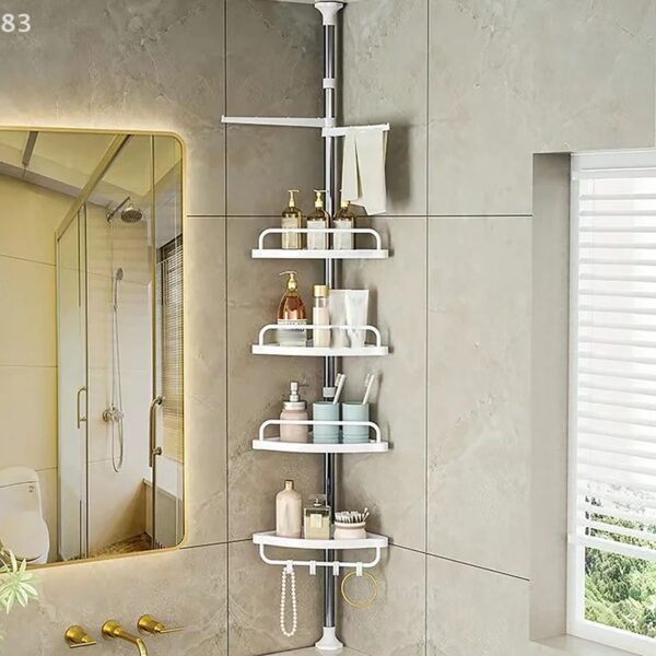 Étagère de Salle de Bain Télescopique – Rangement Multifonction Gain de Place – Image 6