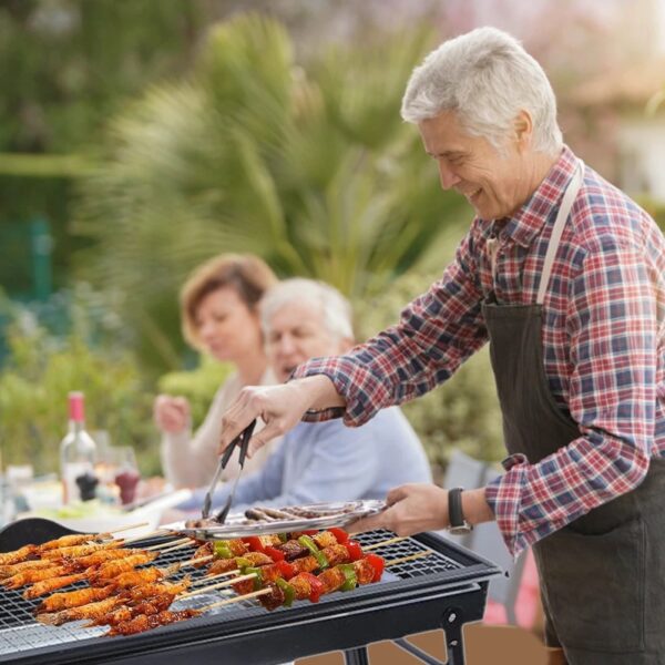 Barbecue Portable en Fonte d’Acier – Grill à Charbon Pliant – Image 8