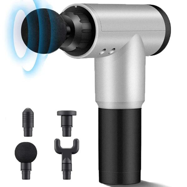 Pistolet de Massage Musculaire 6 Vitesses – 4 Embouts Interchangeables | FRIDAY STORE – Image 5