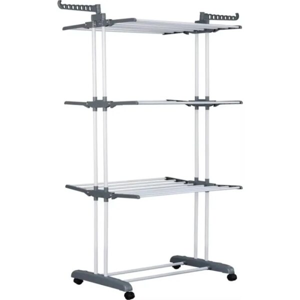 Séche Linge Multifonction 3 Niveaux sur Roulettes – Pliable & Mobile | FRIDAY STORE – Image 6