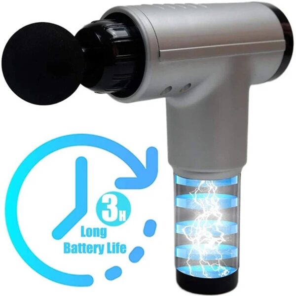 Pistolet de Massage Musculaire 6 Vitesses – 4 Embouts Interchangeables | FRIDAY STORE – Image 7