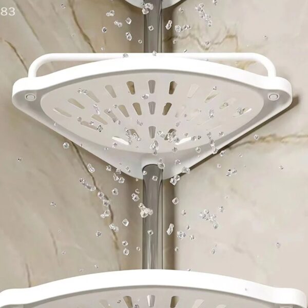 Étagère de Salle de Bain Télescopique – Rangement Multifonction Gain de Place – Image 3