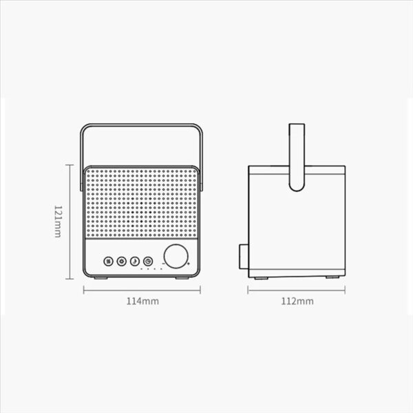 Diffuseur d’Huiles Essentielles Effet Flamme avec Bluetooth | FRIDAY STORE – Image 4