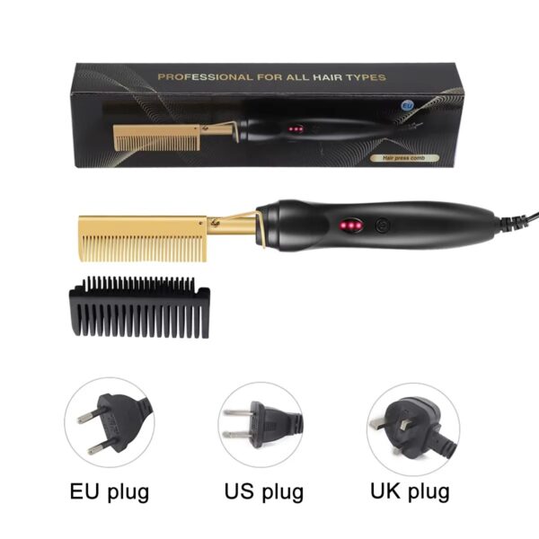 Peigne Lissant Chauffant « Hair Press Comb » – Lisseur Peigne Rapide pour Cheveux | FRIDAY STORE – Image 6