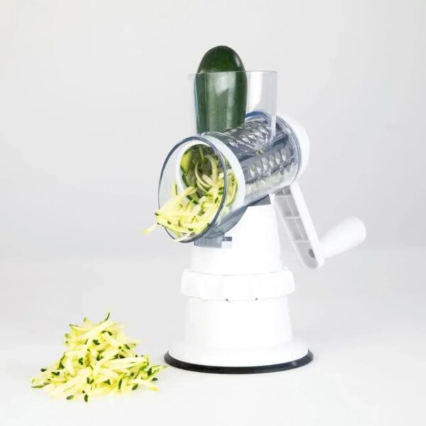 Hachoir Rotative 3 en 1 – Mandoline Manuel, Coupe-Légumes & Râpe Fromage | FRIDAY STORE – Image 4