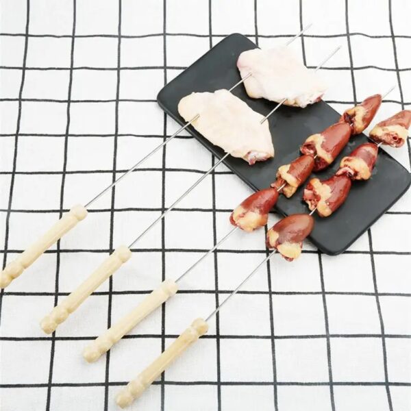 Lot de 12 brochettes barbecue en acier inoxydable – Friday Store – Image 6