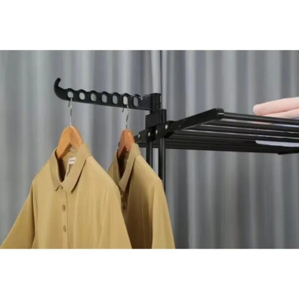 Séche Linge Multifonction 3 Niveaux sur Roulettes – Pliable & Mobile | FRIDAY STORE – Image 4