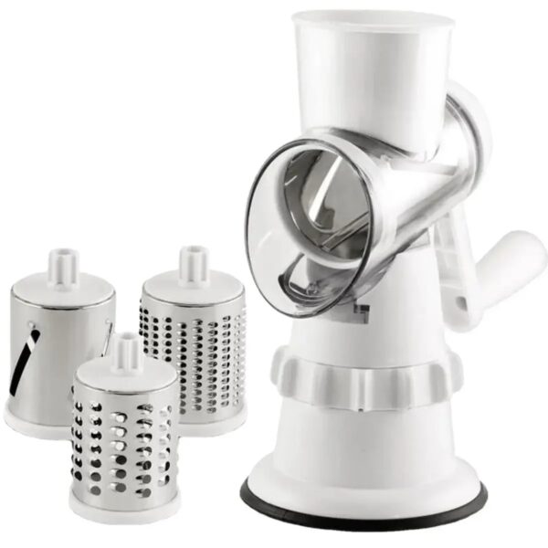 Hachoir Rotative 3 en 1 – Mandoline Manuel, Coupe-Légumes & Râpe Fromage | FRIDAY STORE – Image 5