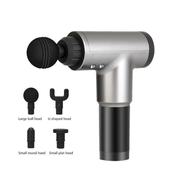 Pistolet de Massage Musculaire 6 Vitesses – 4 Embouts Interchangeables | FRIDAY STORE – Image 2