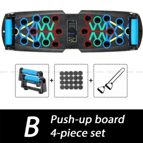 Support de Pompes Multifonction 4 en 1 – Planche d’Entraînement Musculaire – Image 4