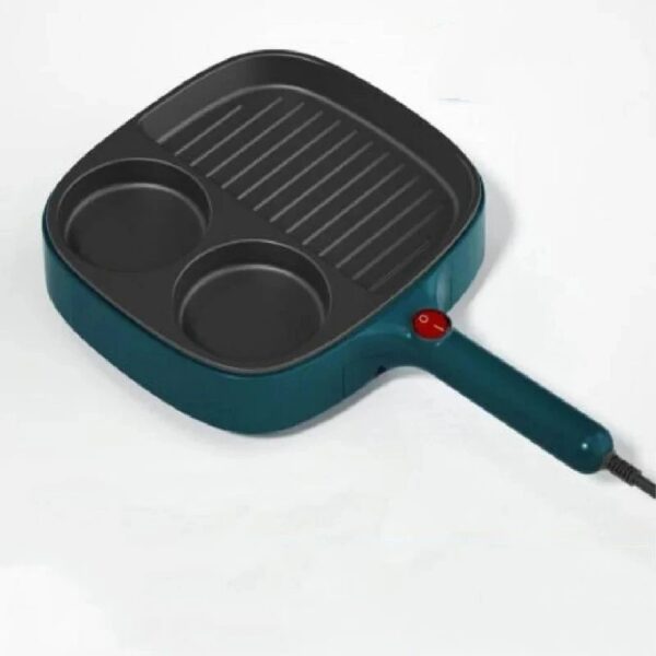 Poêle Électrique 3 en 1 Grill, Œufs & Pancakes – Antiadhésive | FRIDAY STORE – Image 3