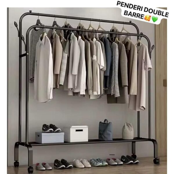 Penderie Double Barre Mobile - Friday Store – Image 2
