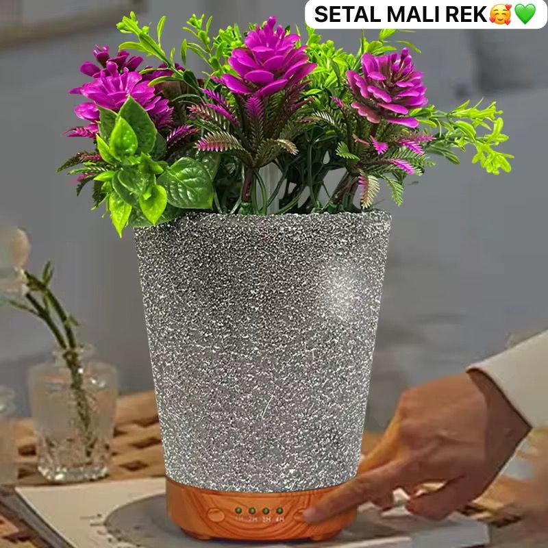 Pot de Fleurs LED Décoratif avec Diffuseur  | Friday Store
