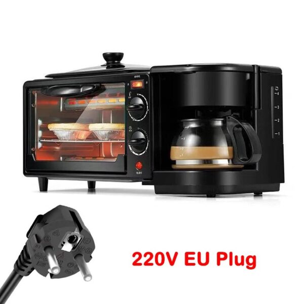 Mini Four électrique  Multifonction 3‑en‑1 – Four Gril & Machine à Café – Image 8