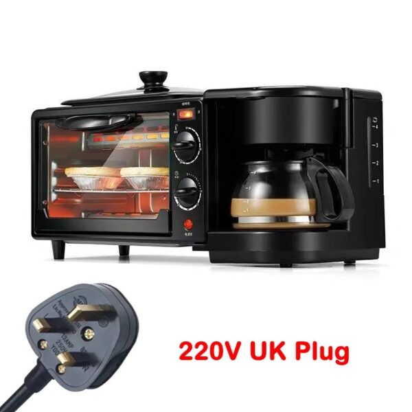 Mini Four électrique  Multifonction 3‑en‑1 – Four Gril & Machine à Café – Image 9